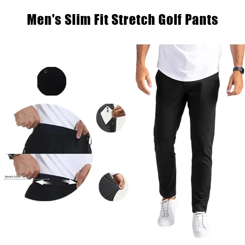 Men's Slim-Fit Golf Pants