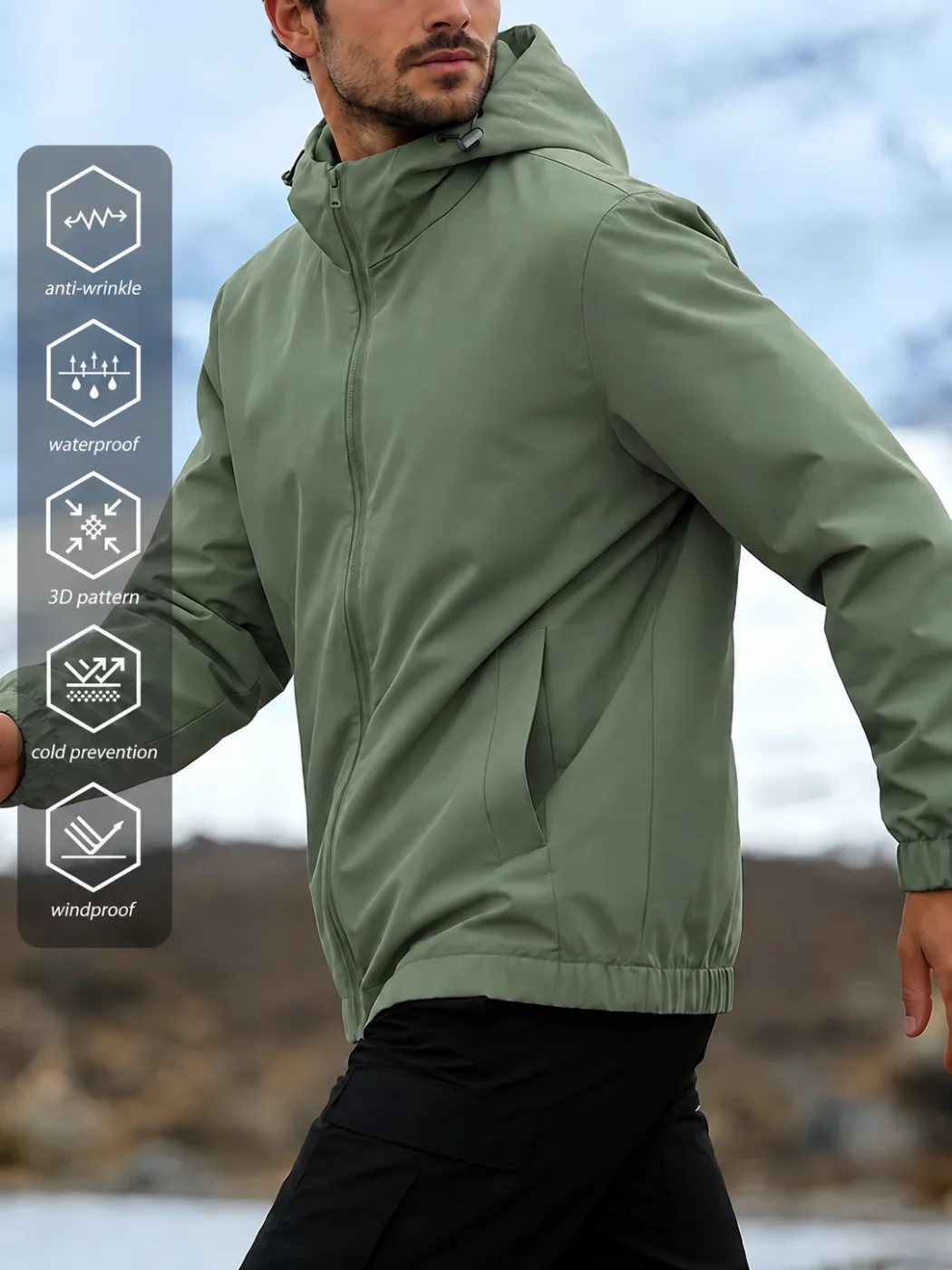 Unisex Zip-Up Jacket