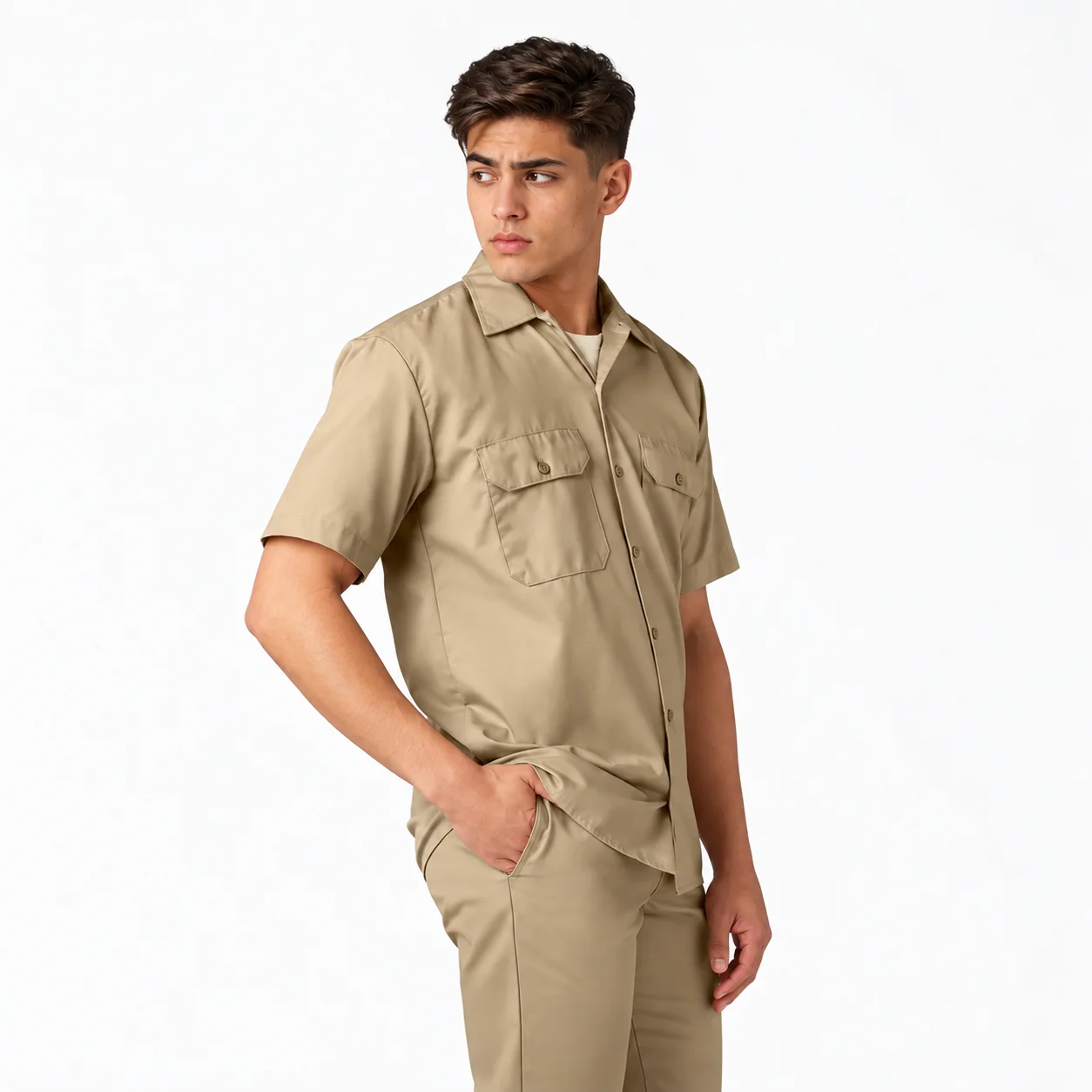 Men's Short-Sleeve Work Shirt
