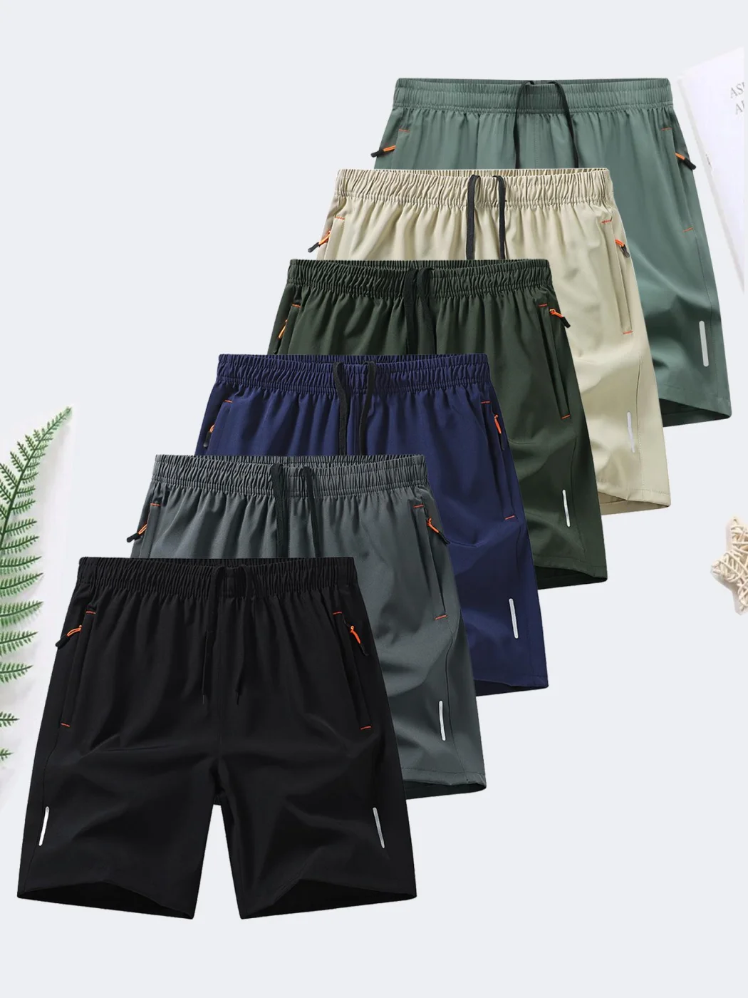 Men's Zip-Pocket Shorts