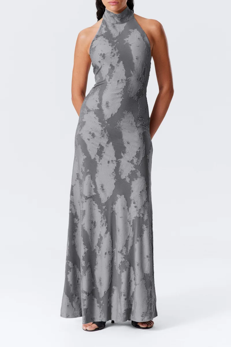 Halter Neck Maxi Dress